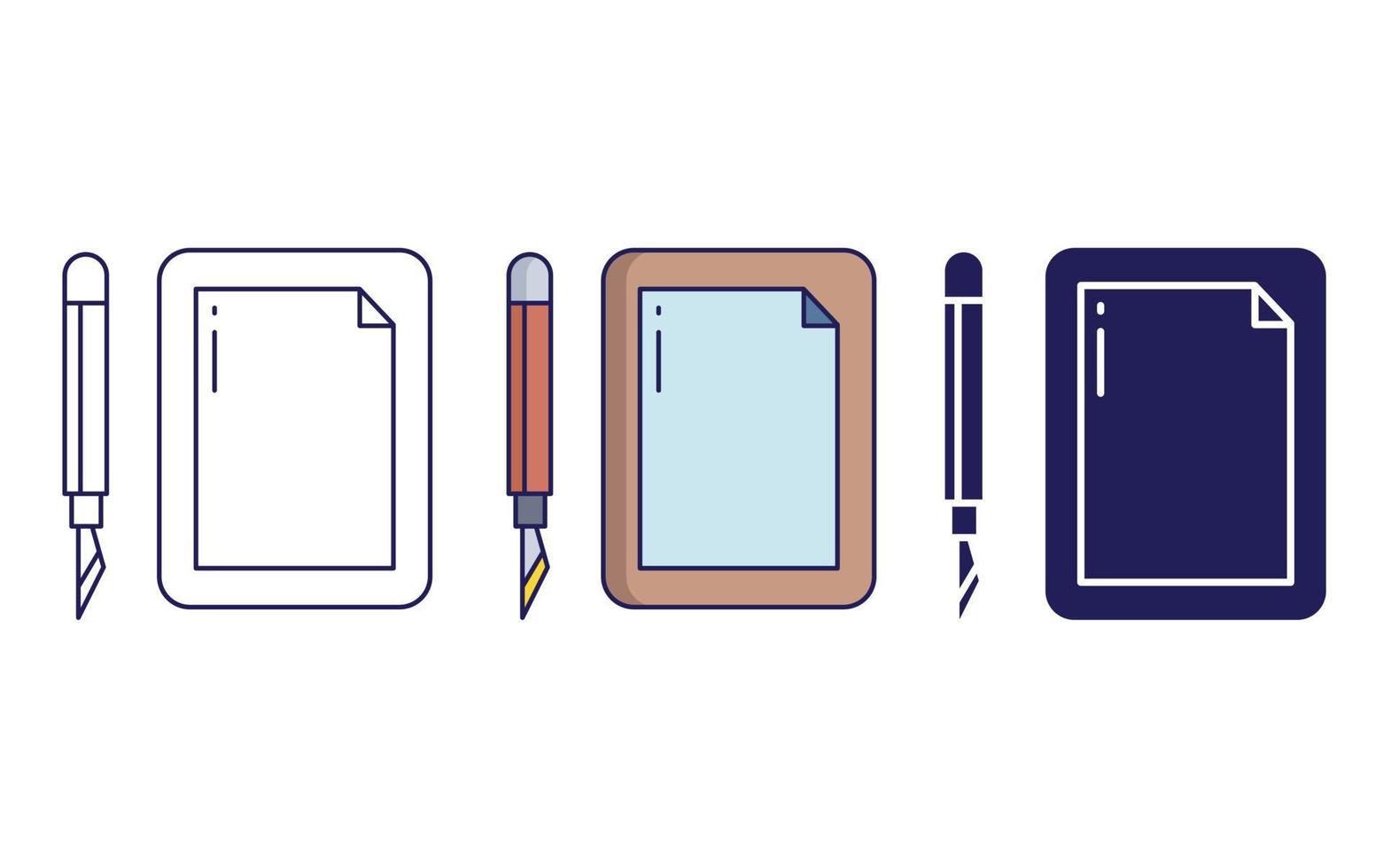 Page cutter  icon vector