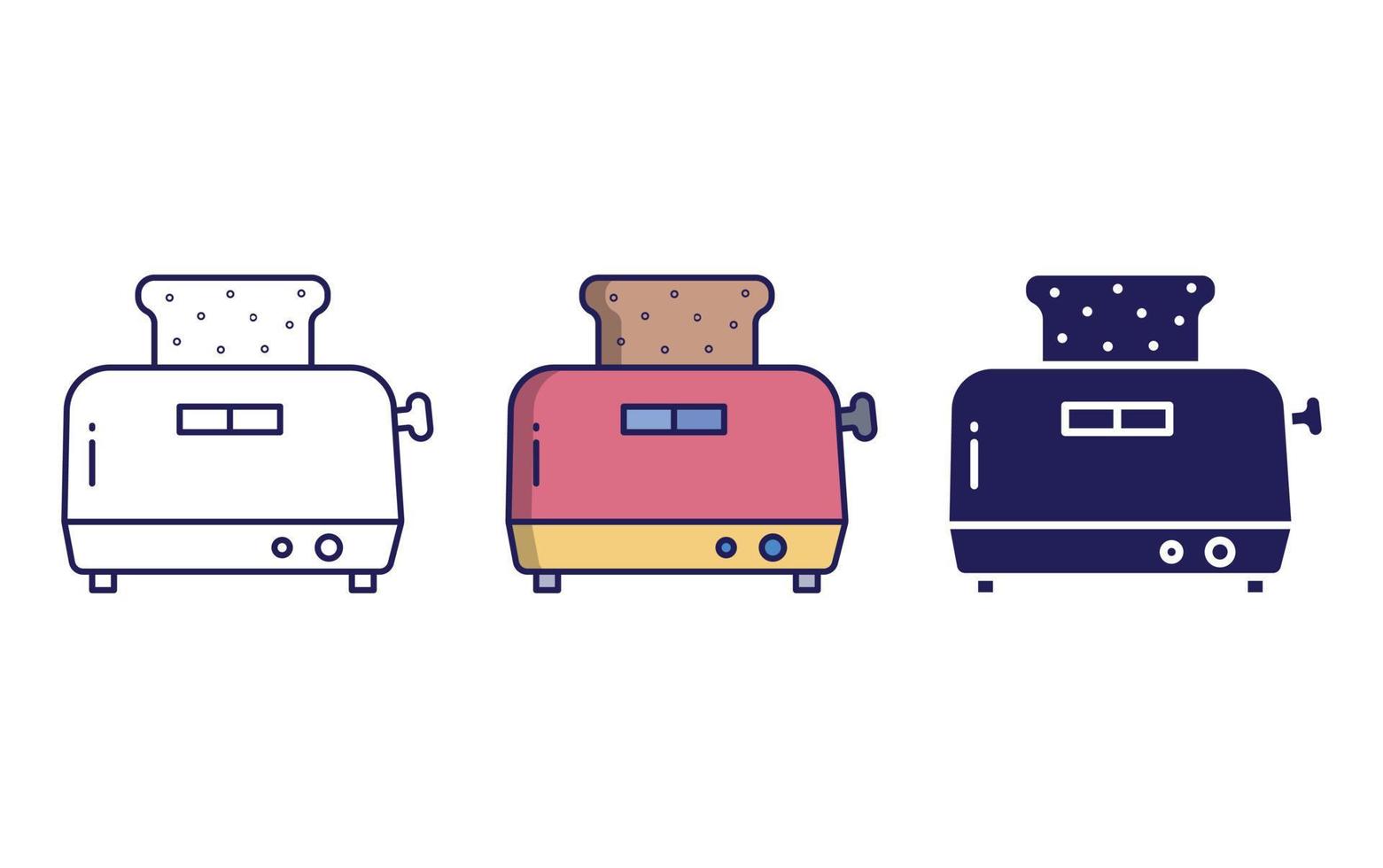 Toast Maker icon vector