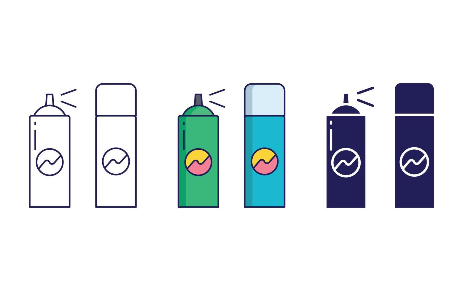 rociar pintar icono vector