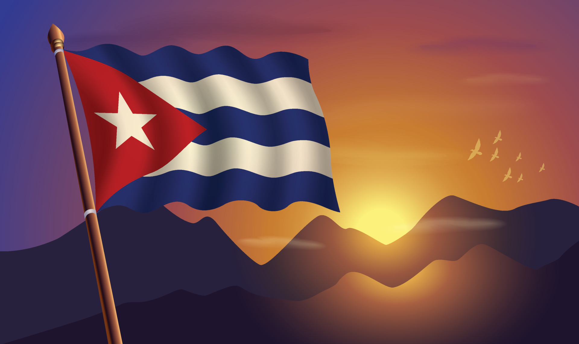 50 Cuban Flag