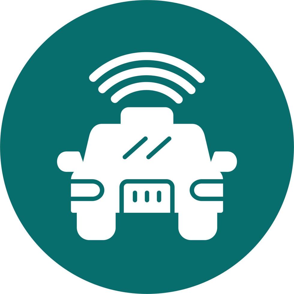 Smart Car Vector Icon