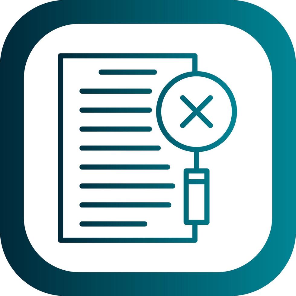 Data Infringement Vector Icon Design