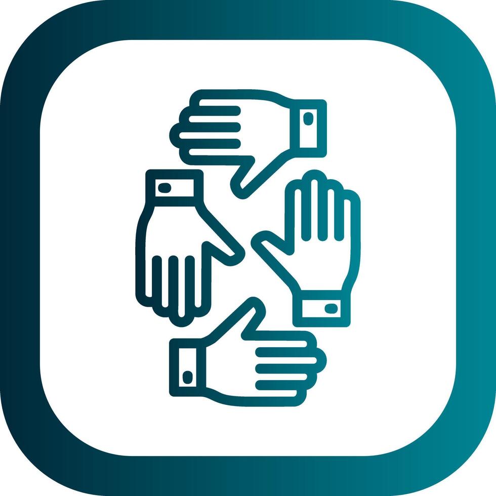 Teamwork Vector Icon Design