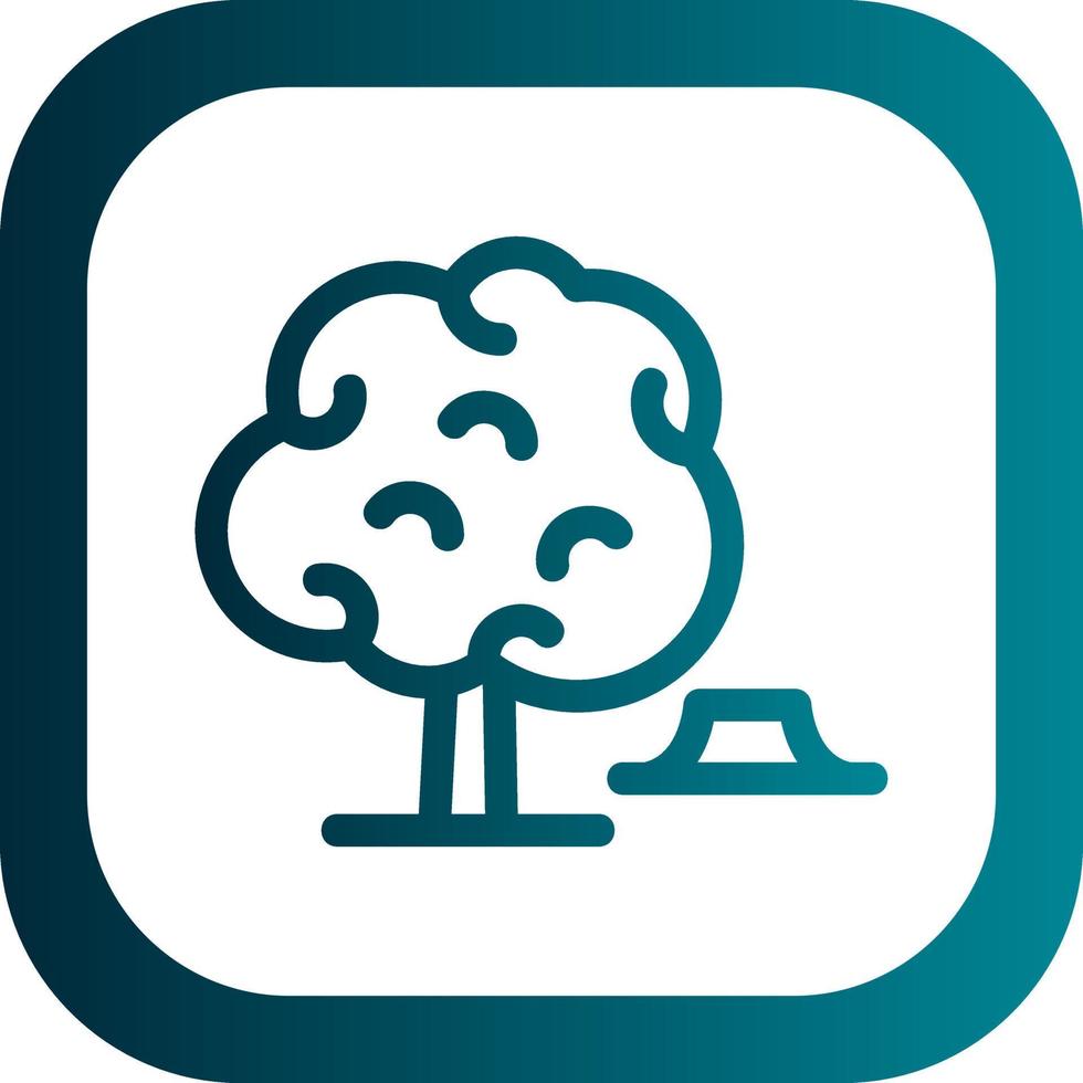 Deforestation Vector Icon Design