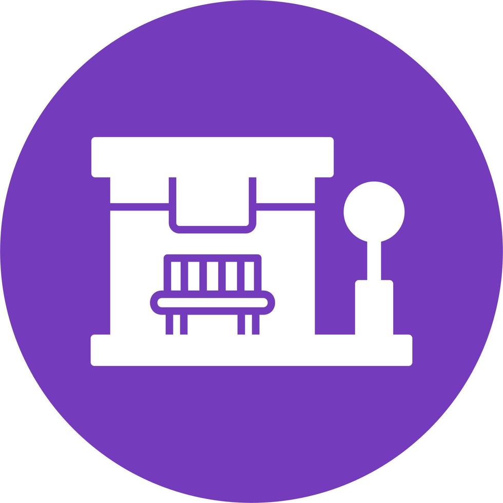 Bus Stop Vector Icon