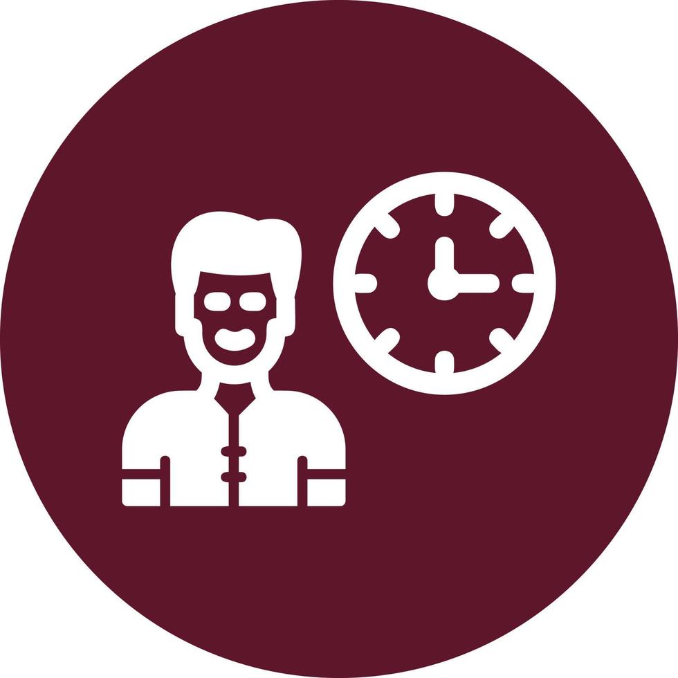 Work Time Vector Icon