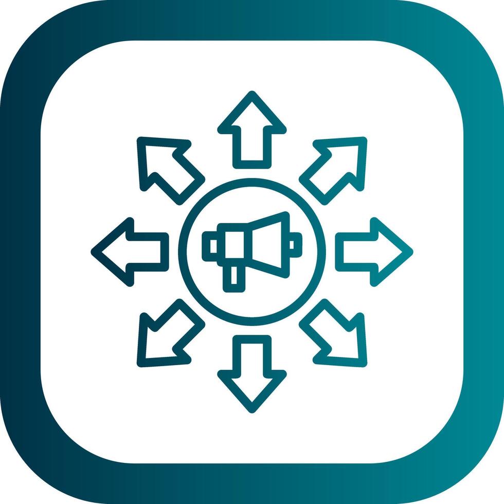 Advertising Submission Vector Icon Design