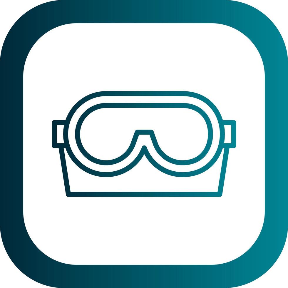 Goggles Vector Icon Design
