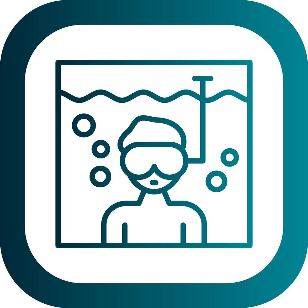 Diving Vector Icon Design