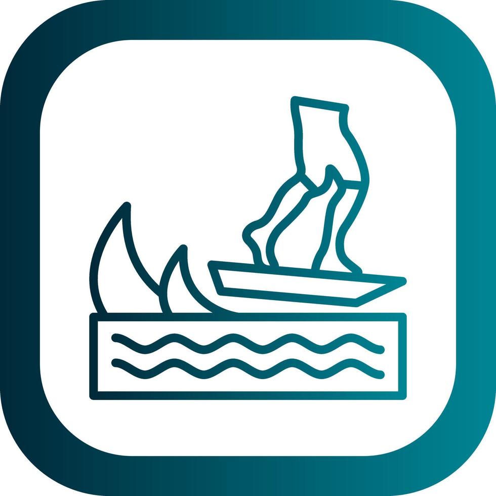 Skurfing Vector Icon Design