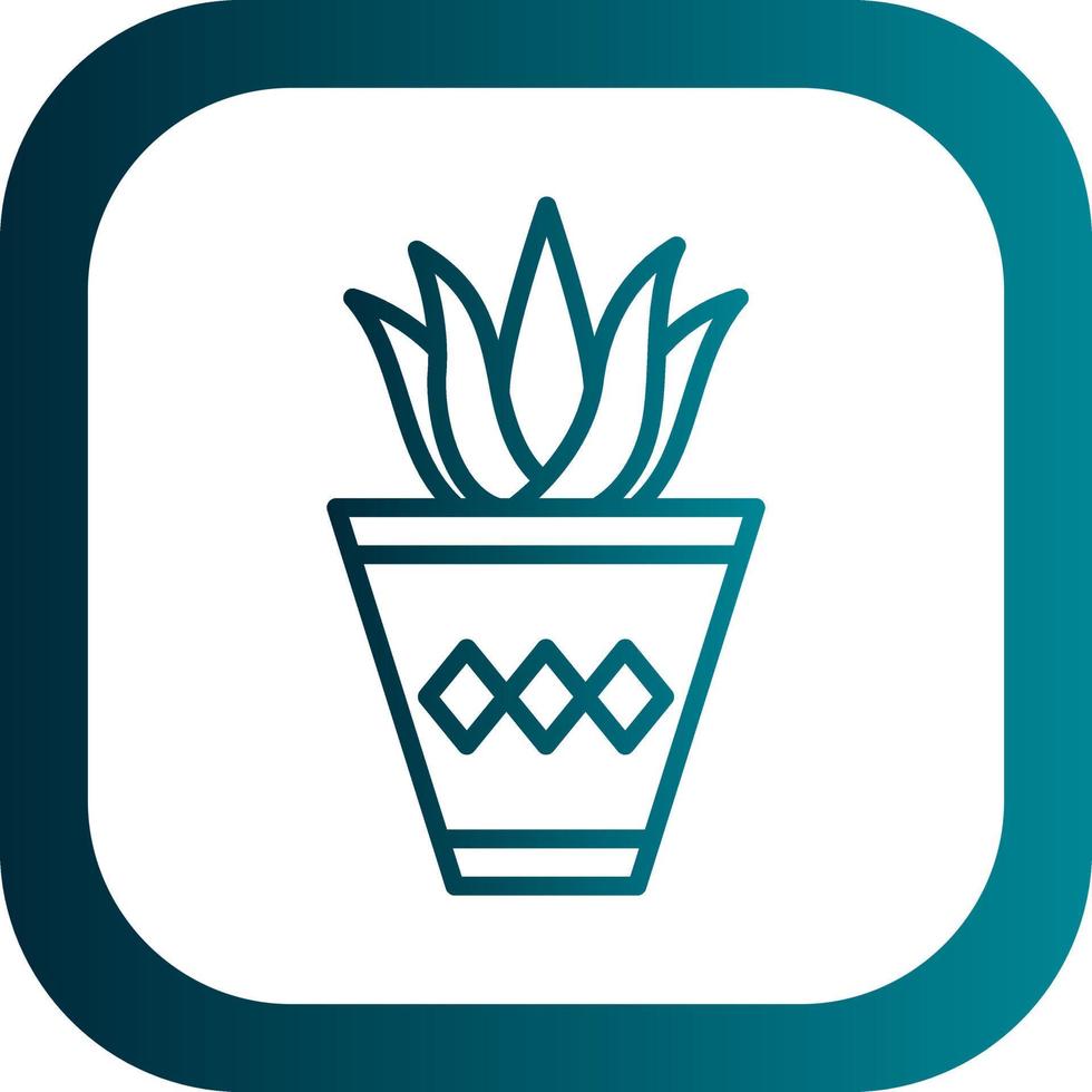 Aloe Vera Vector Icon Design