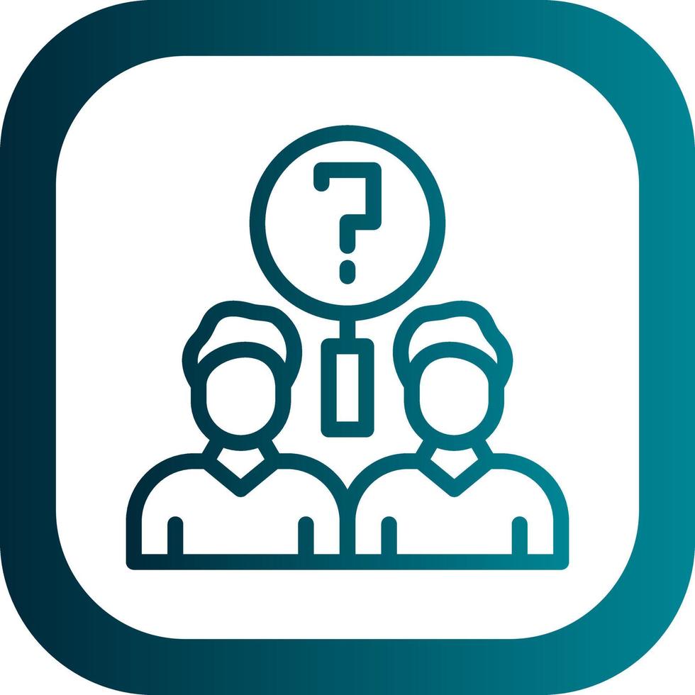 Applicants Screening Vector Icon Design