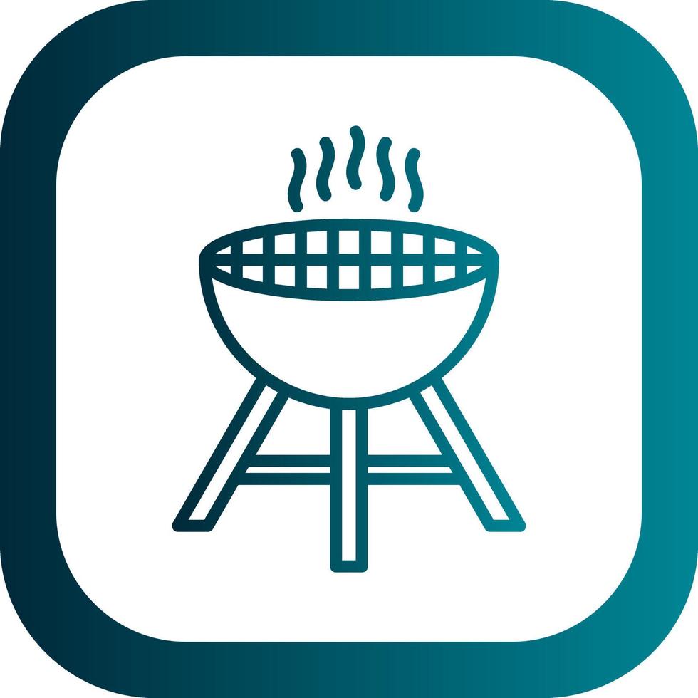 Grill Vector Icon Design