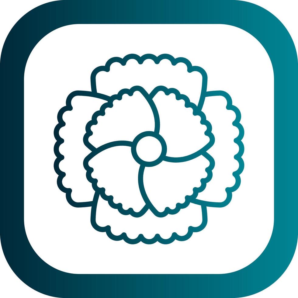 Carnation Vector Icon Design
