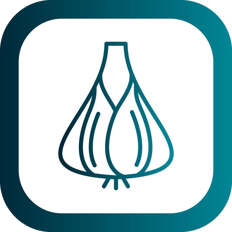 Garlic Vector Icon Design