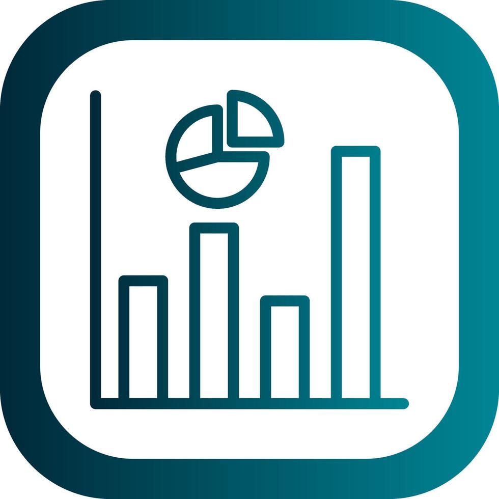 Market Forecast Vector Icon Design