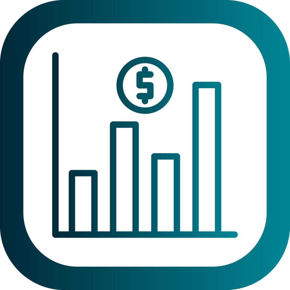 Market Prediction Vector Icon Design