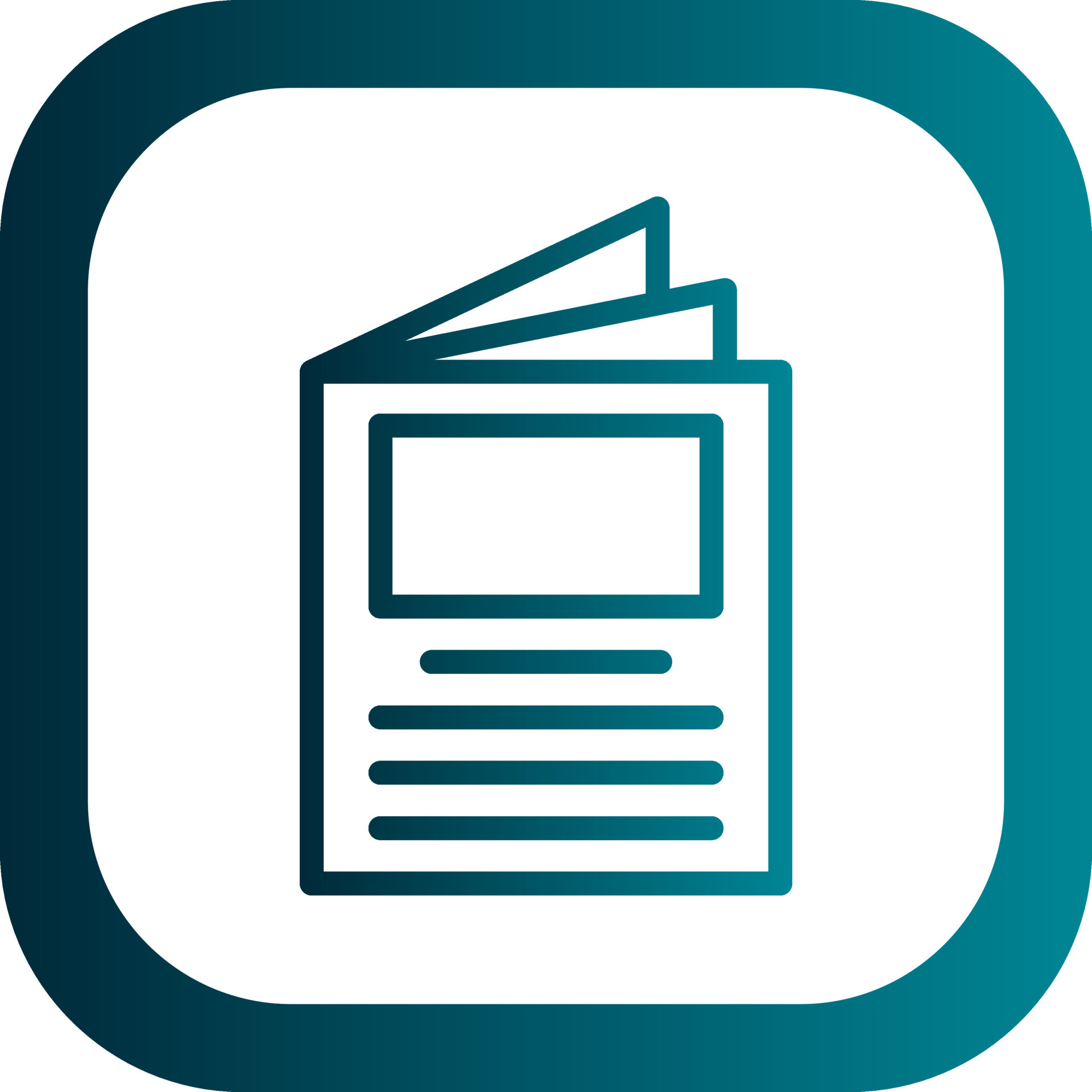 Catalog Vector Icon Design 20849481 Vector Art at Vecteezy