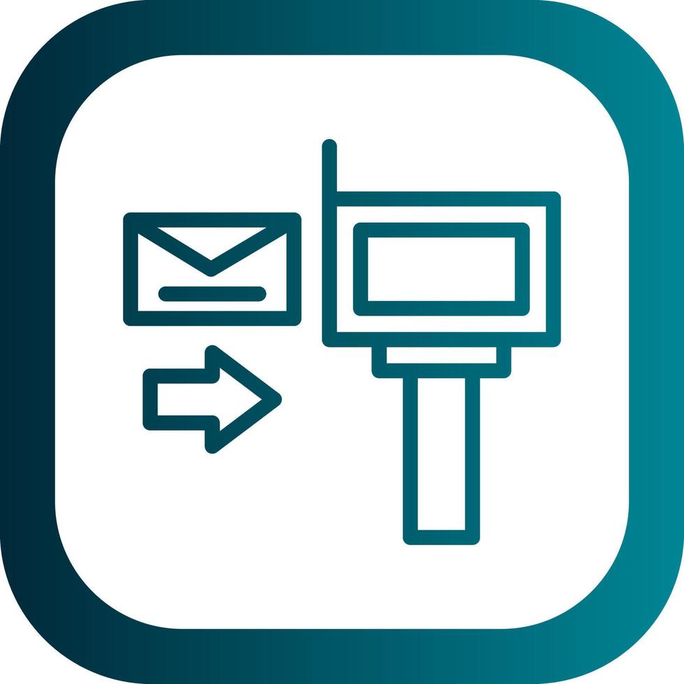 Direct Mail Vector Icon Design