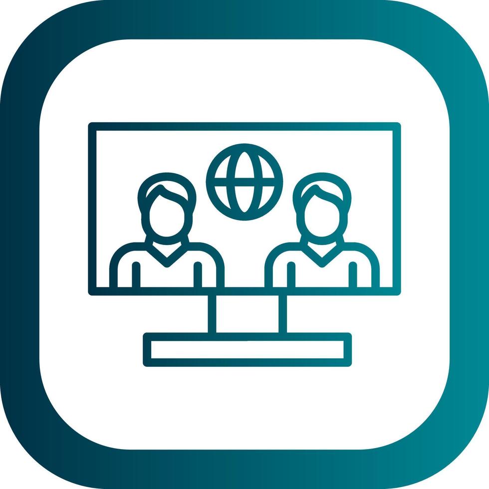 Online Community Vector Icon Design