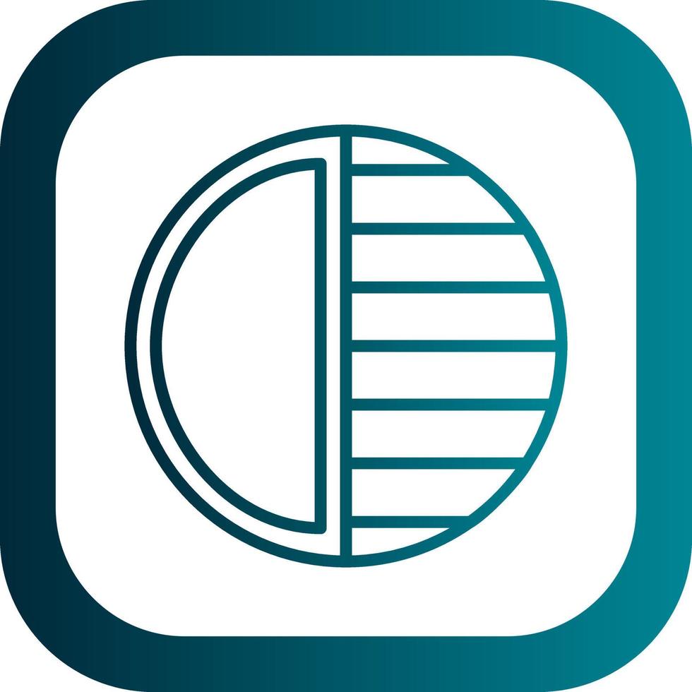 Color Contrast Vector Icon Design