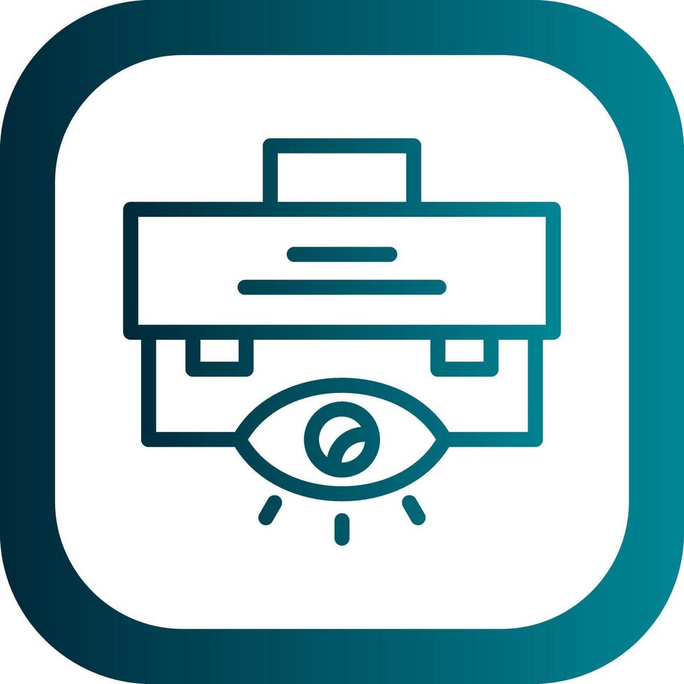 Business Vision Vector Icon Design