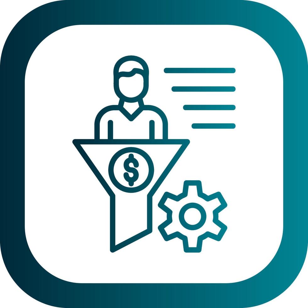 Conversion Rate Vector Icon Design