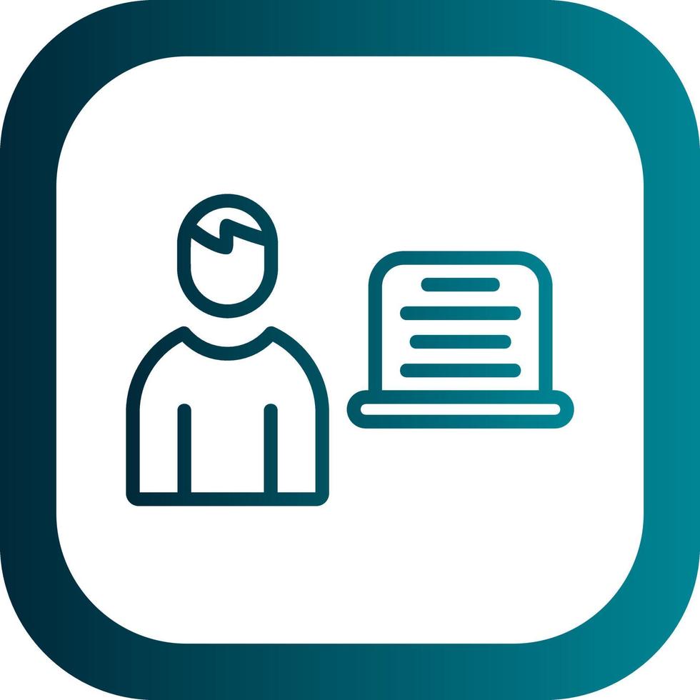 Programmer Vector Icon Design