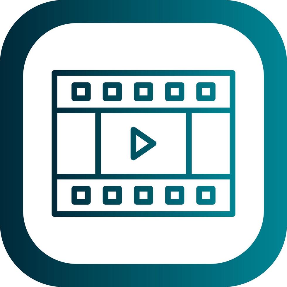 Video Editor Vector Icon Design