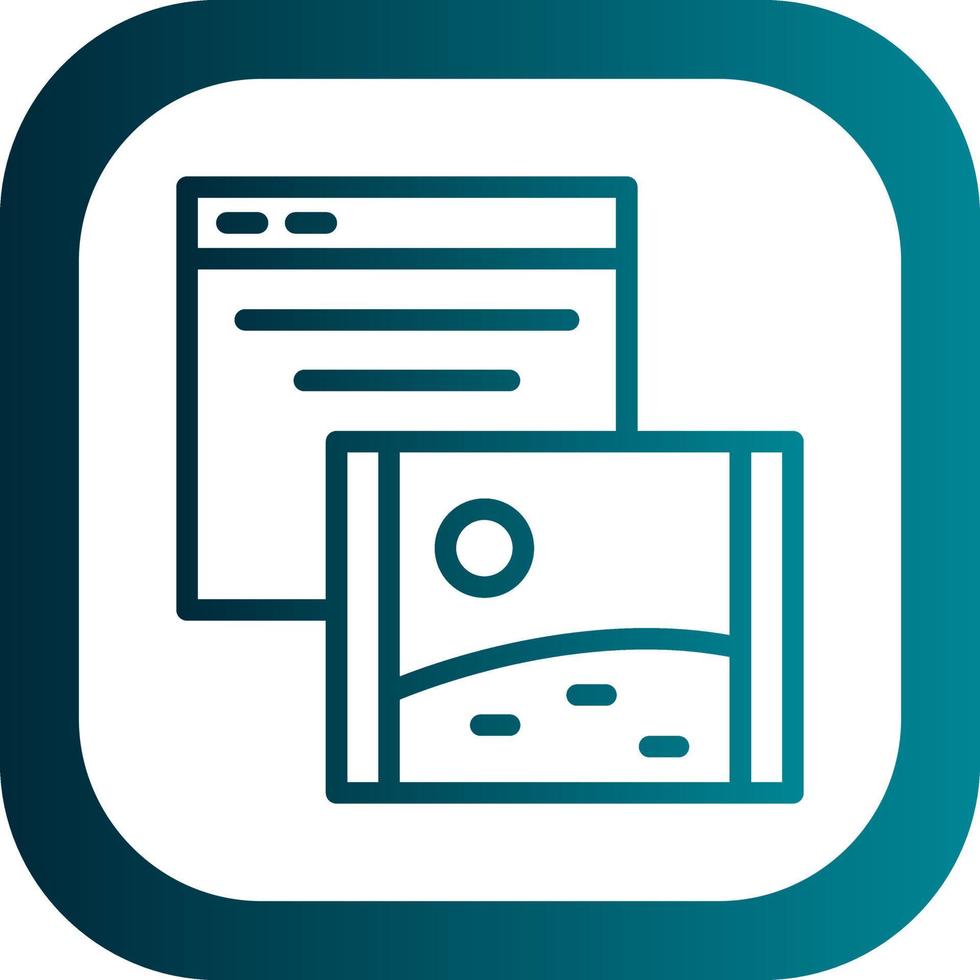 Alt Text Vector Icon Design