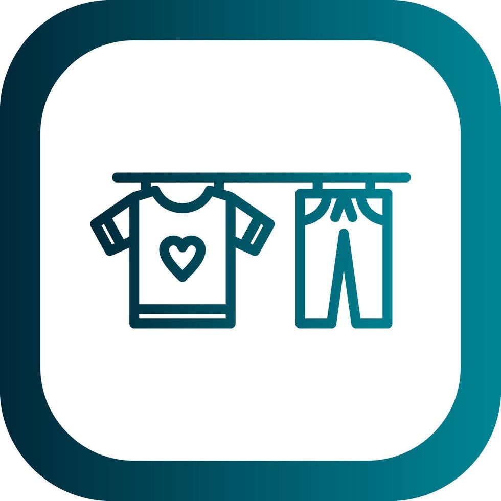 Laundry Vector Icon Design
