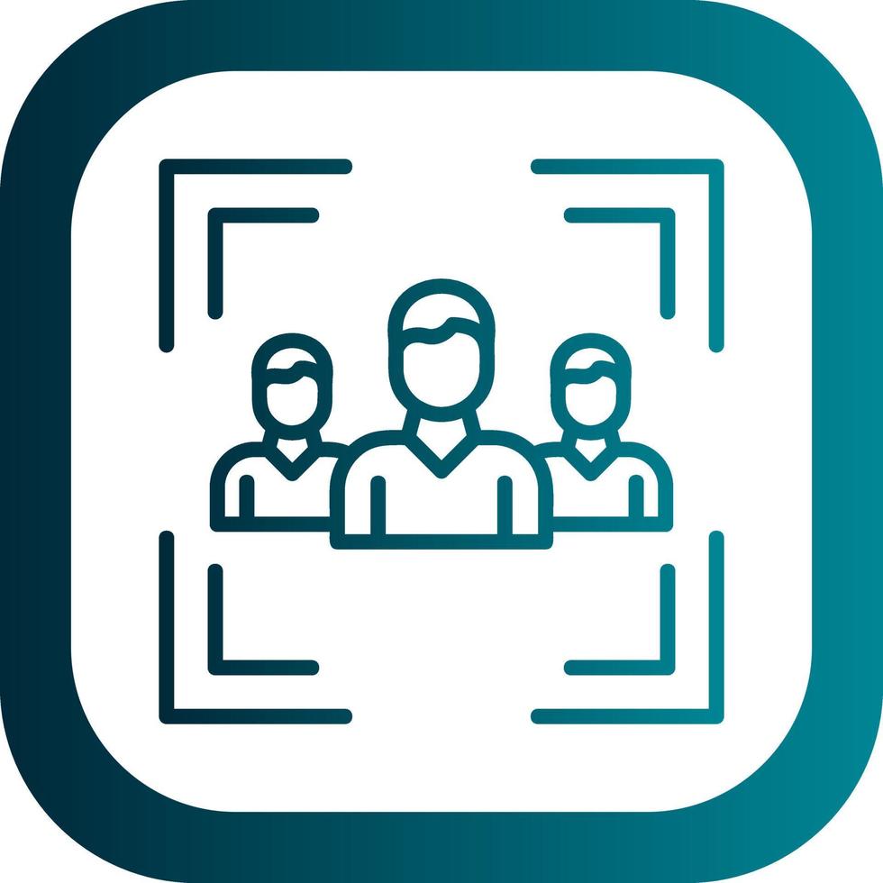 Focus Group Vector Icon Design