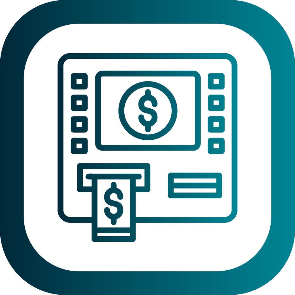 Atm Fees Vector Icon Design