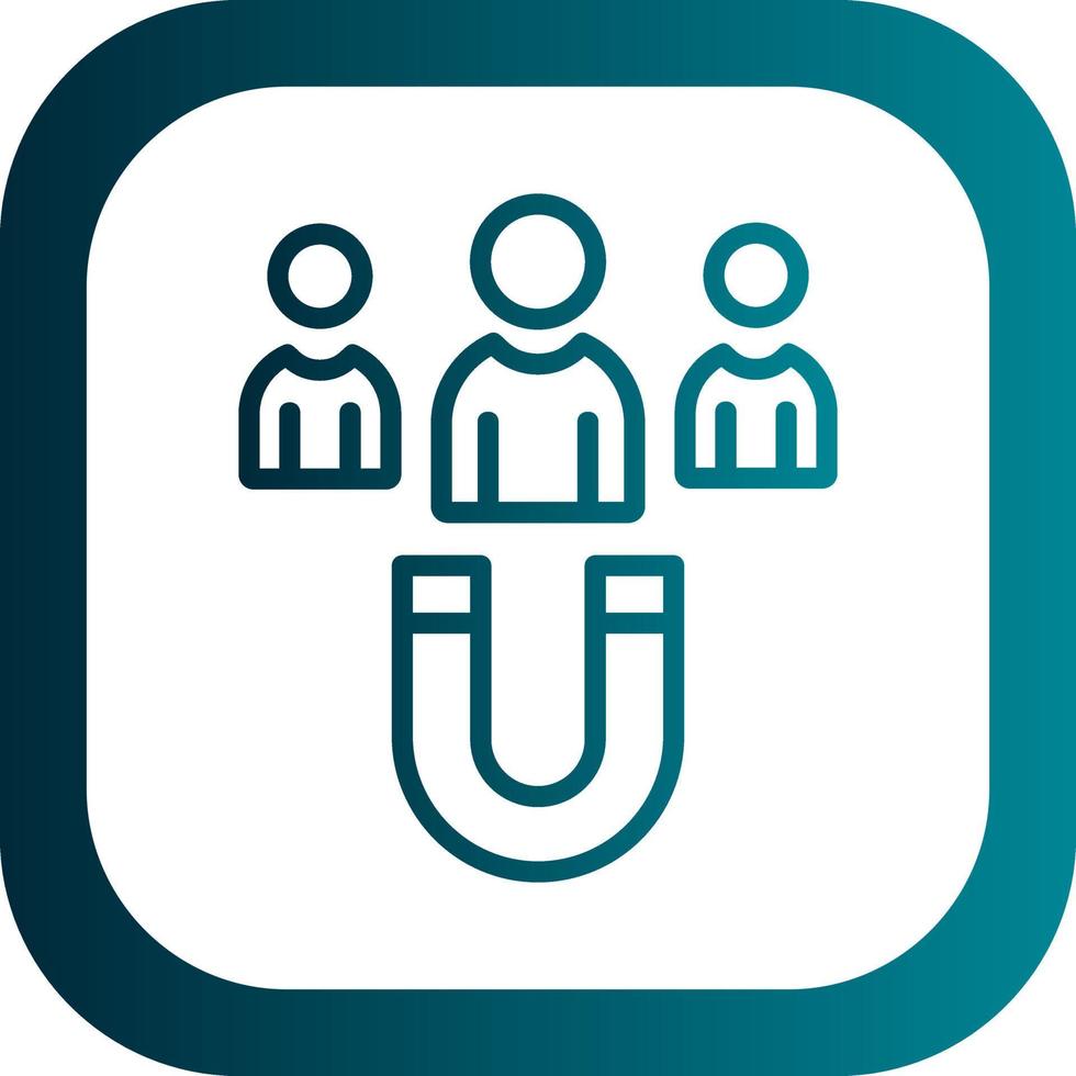 Lead Generation Vector Icon Design