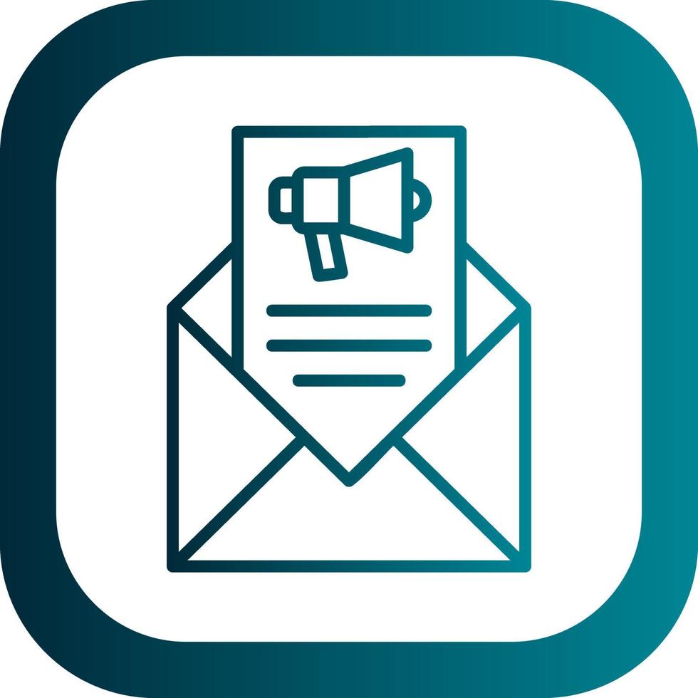 Email Marketing Vector Icon Design
