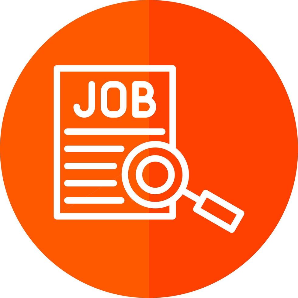 Job Searching Vector Icon Design