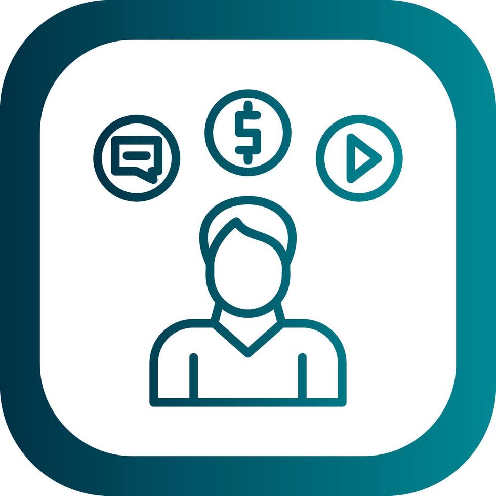 Consumer Behavior Vector Icon Design