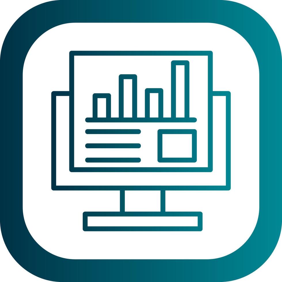 Online Report Vector Icon Design