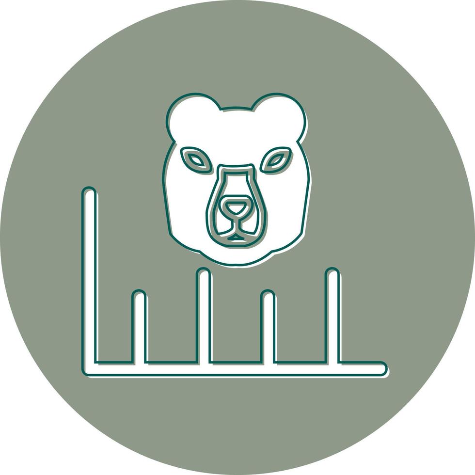 Bear Market Vector Icon