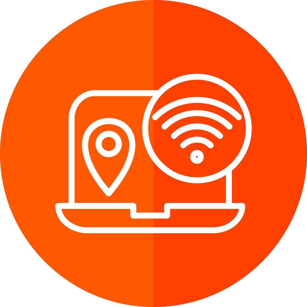 Digital Nomad Hub Vector Icon Design