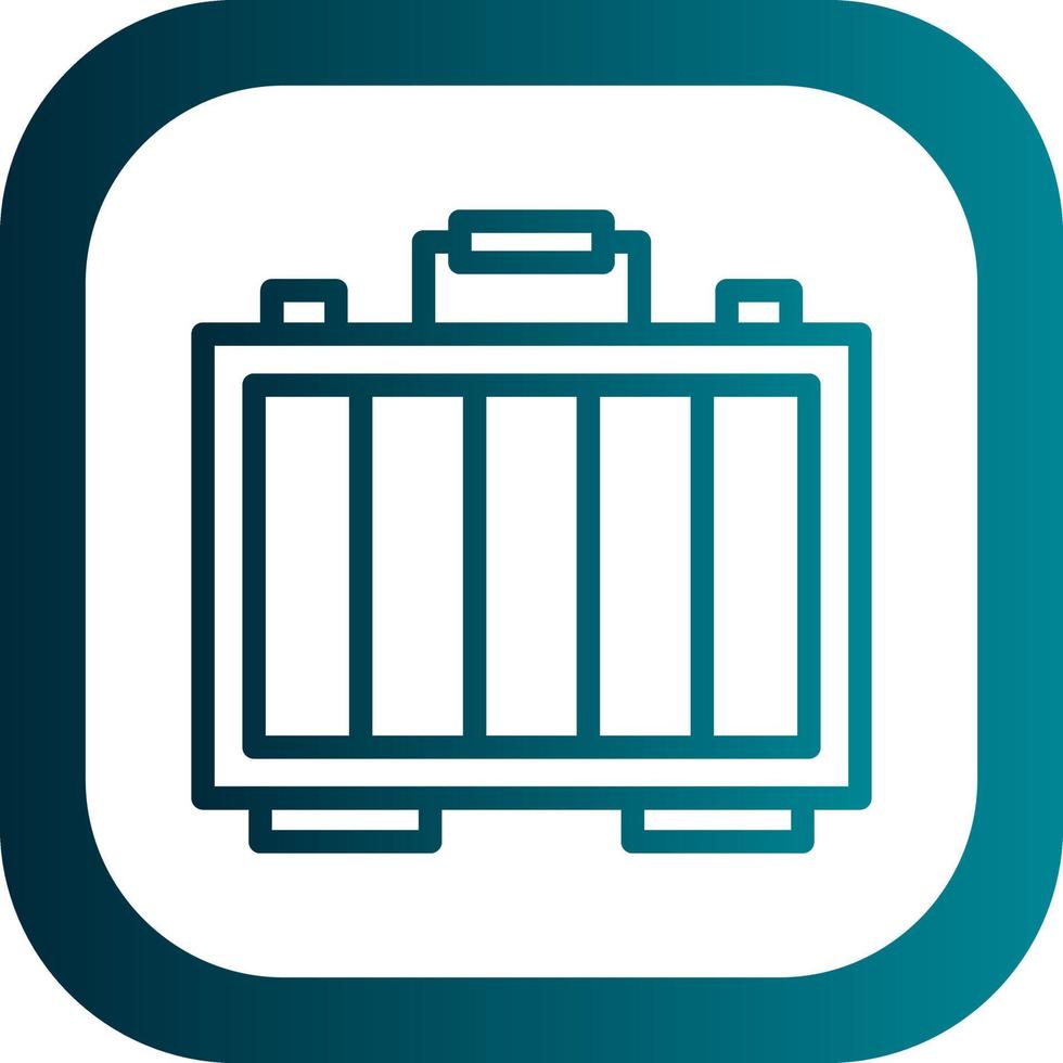Suitcase Vector Icon Design