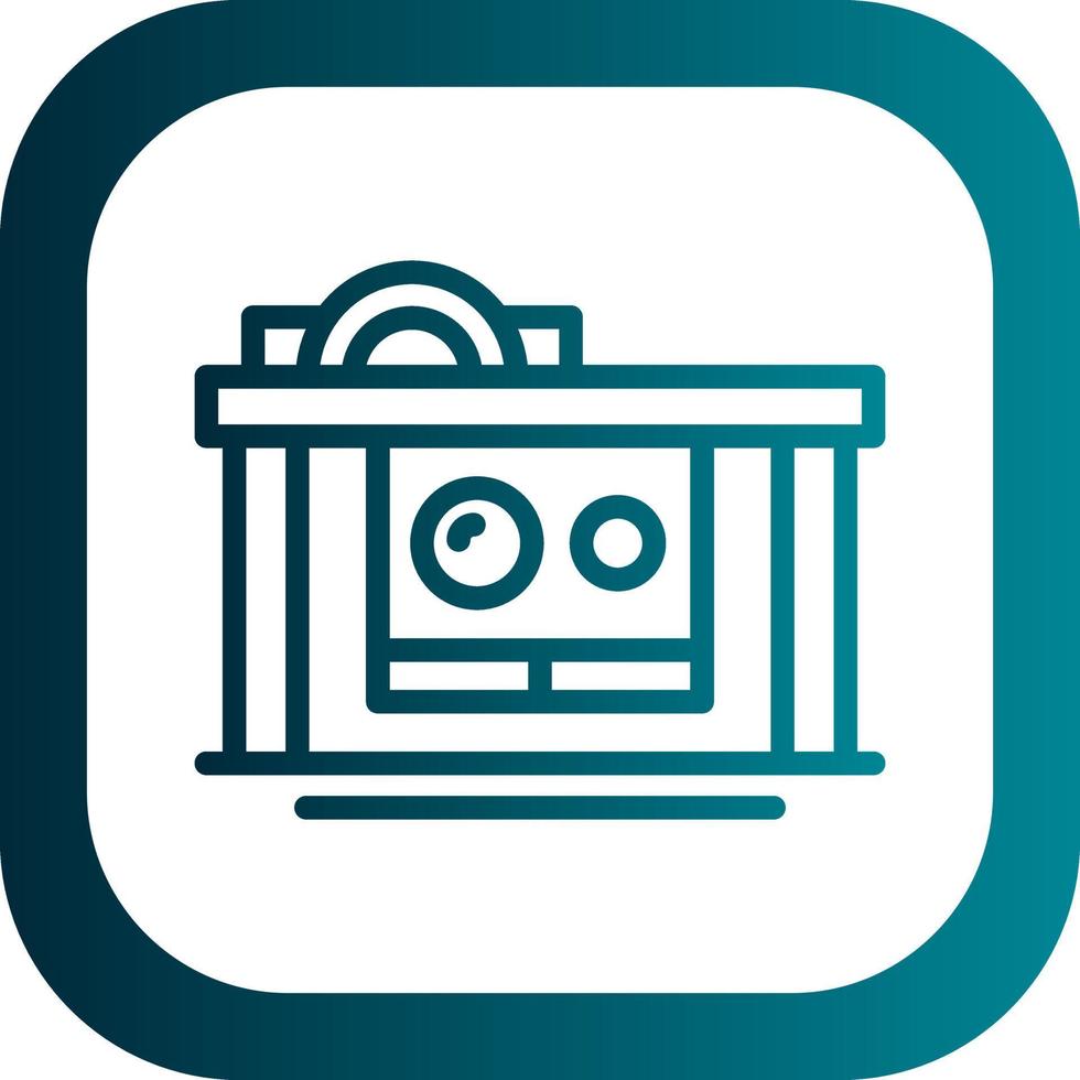 Table Saw Vector Icon Design