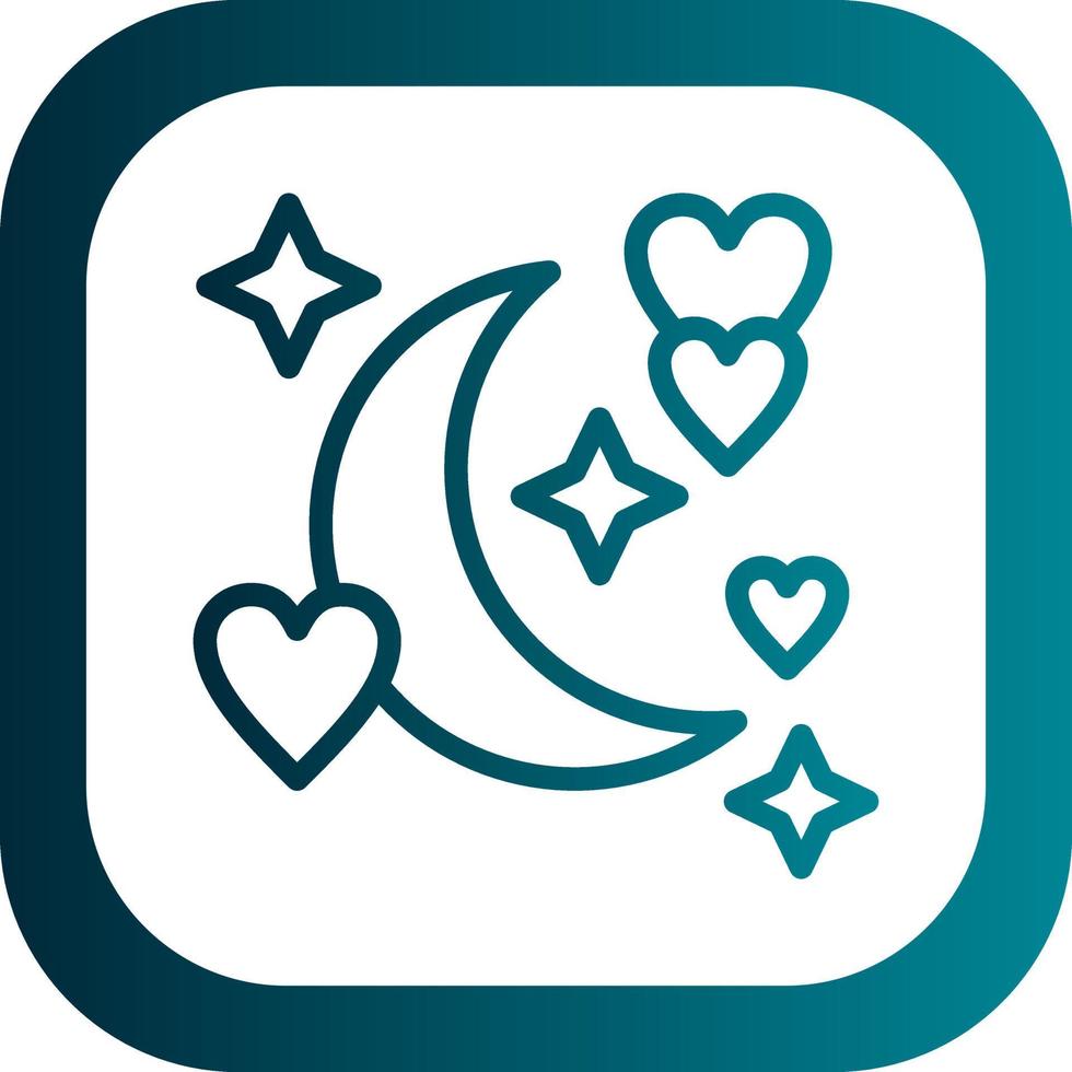 Honeymoon Vector Icon Design