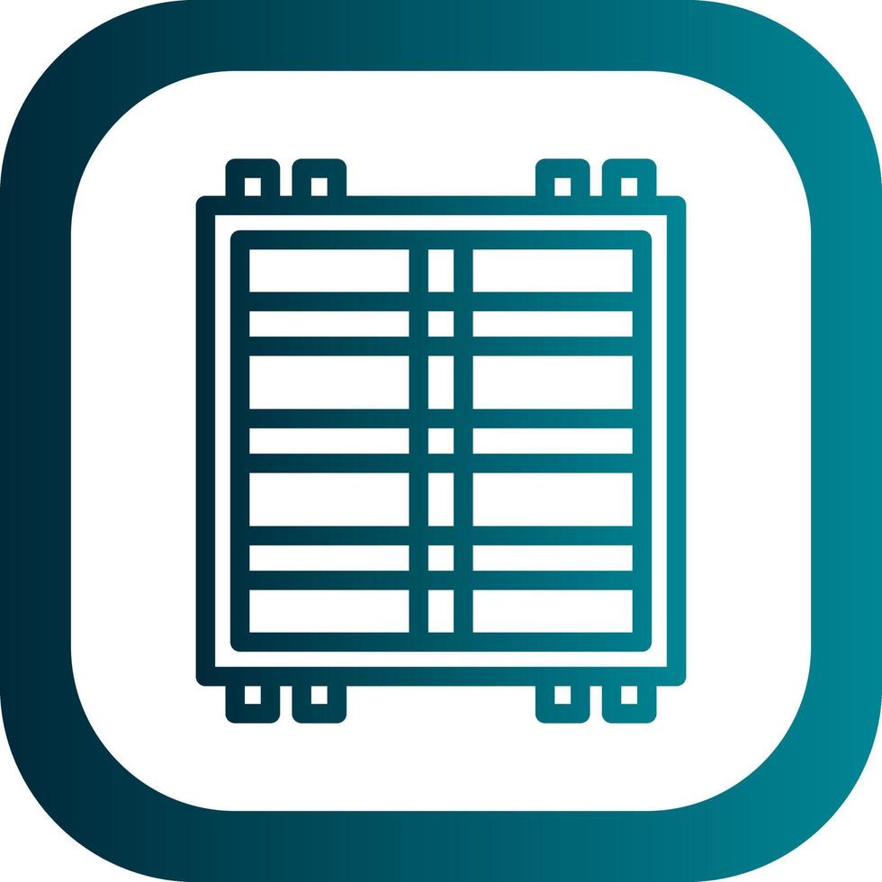 Roof Rack Vector Icon Design