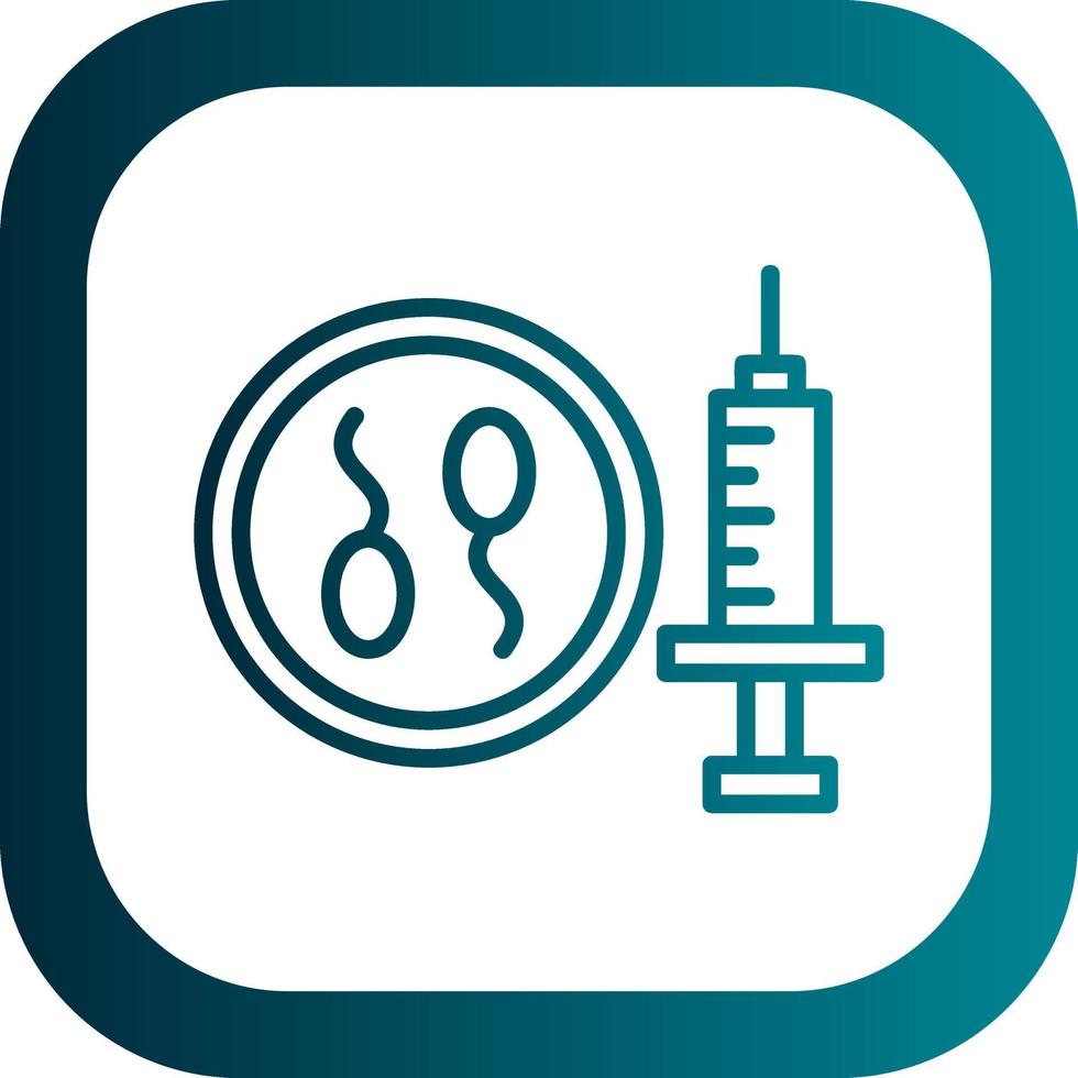In Vitro Fertilization Vector Icon Design