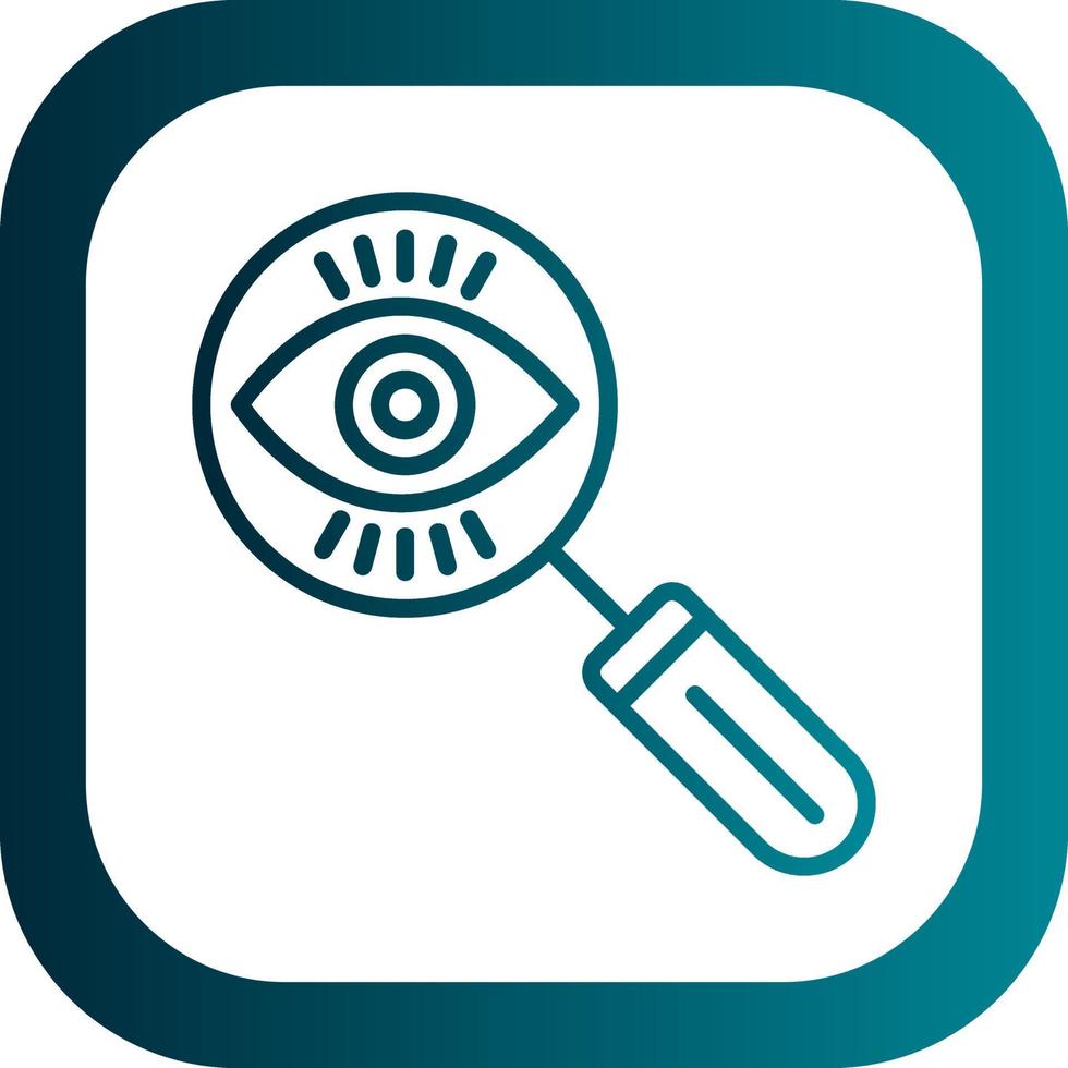 Observation Vector Icon Design