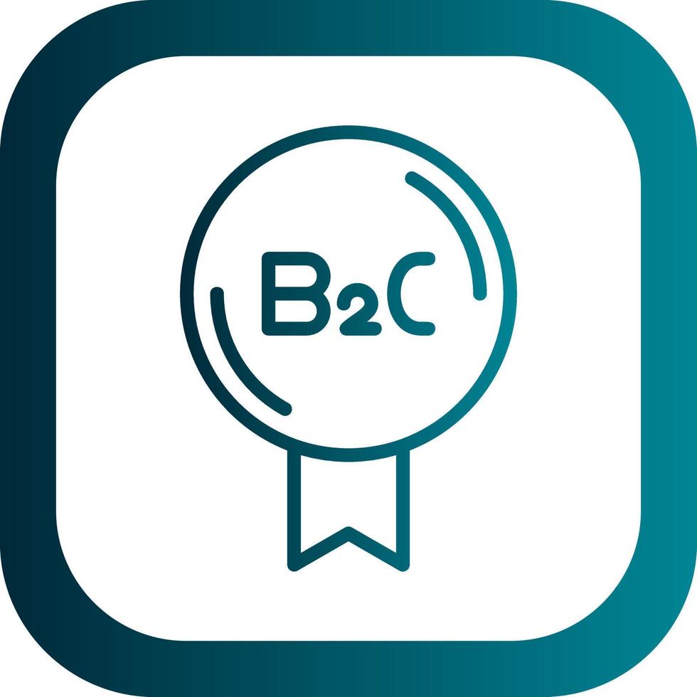 B2C Vector Icon Design