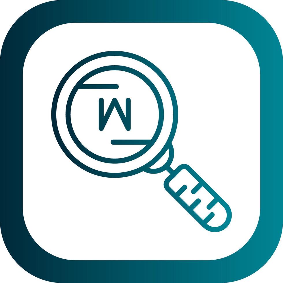 Keywords Vector Icon Design
