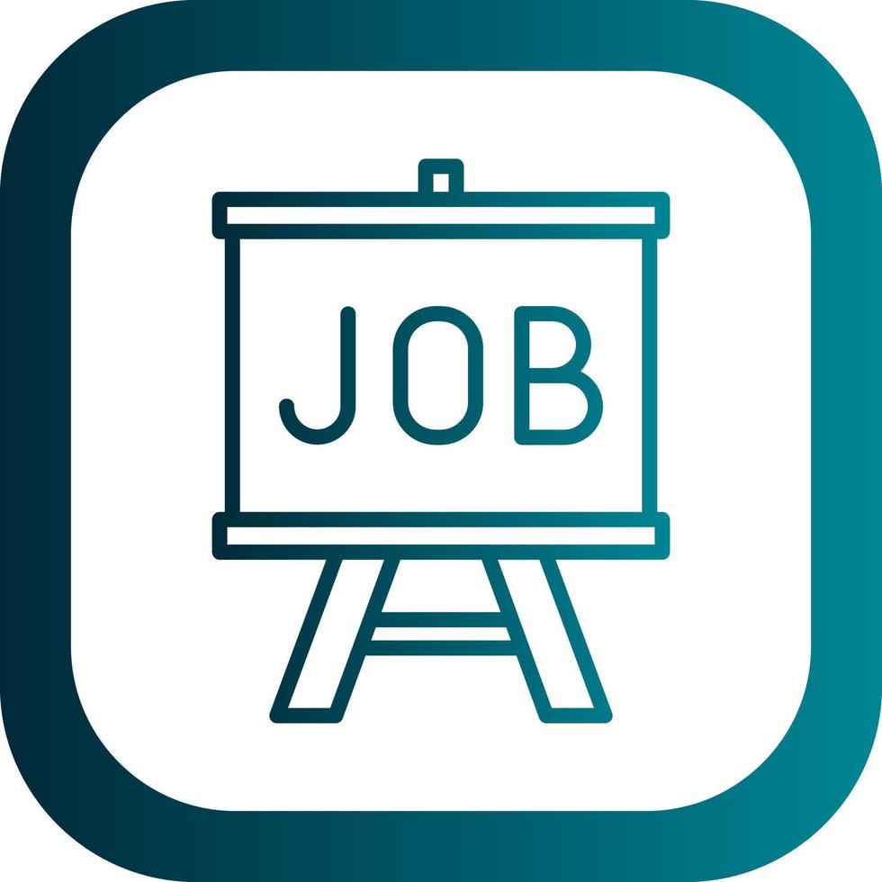Job Board Vector Icon Design