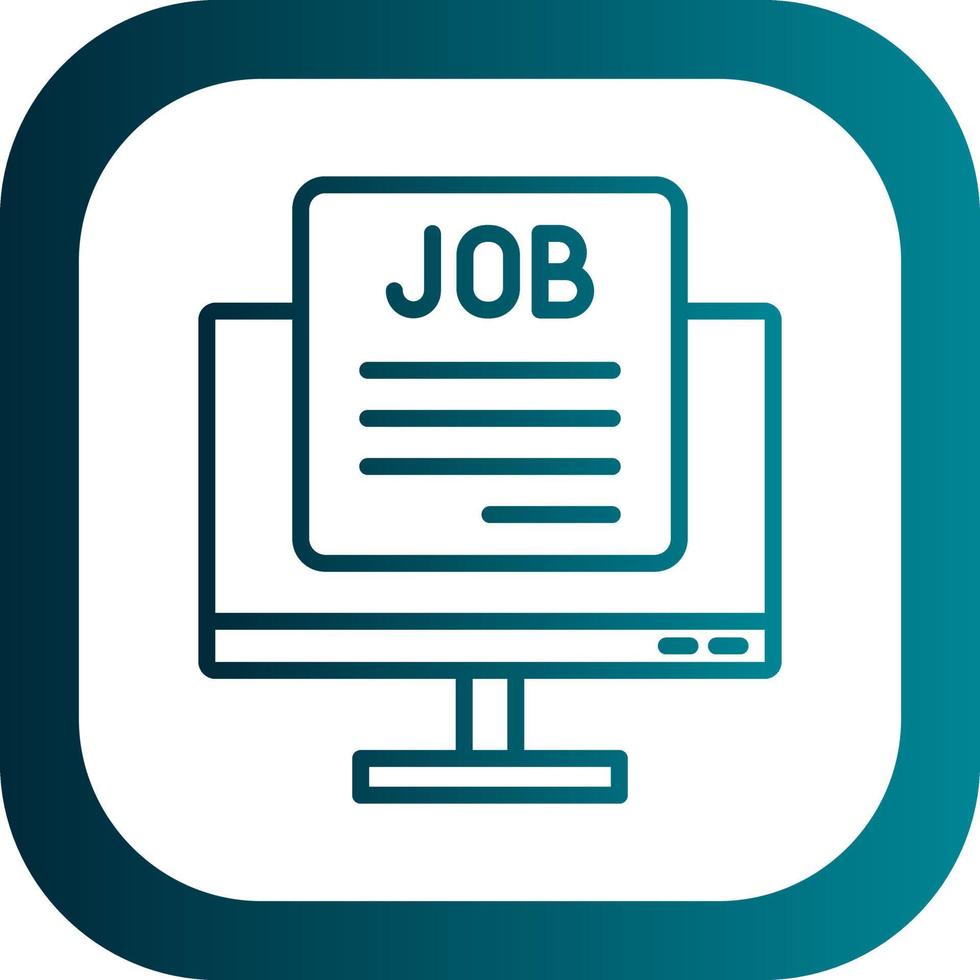 Job Vacancy Vector Icon Design
